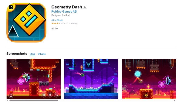 download geometry dash to play offline at school