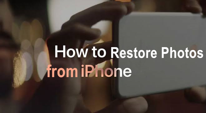restore iphone photos