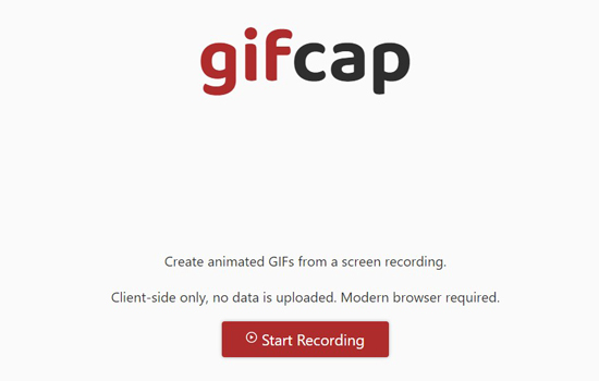 create gif from screen capture online by gifcap