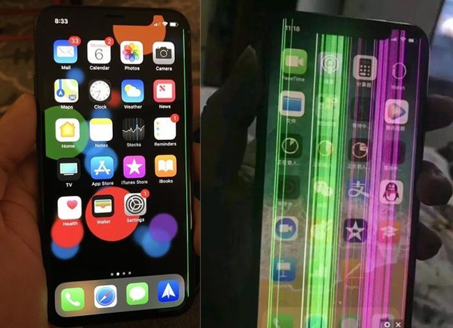 how to fix green line on iphone screen