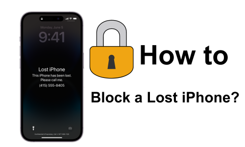 how to block a lost iphone