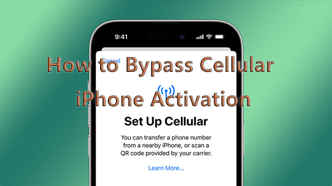 how to bypass cellular iphone activation