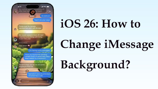 change imessage background on ios 26