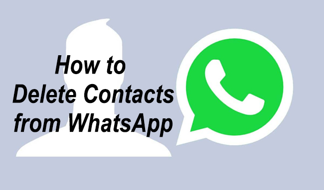 how to delete contacts from whatsapp