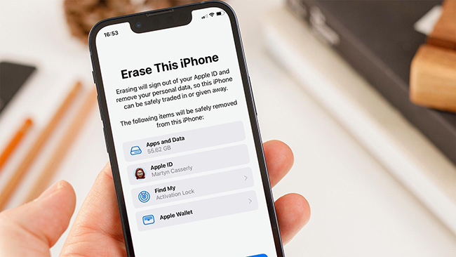how to factory reset iphone 15 with buttons without passcode
