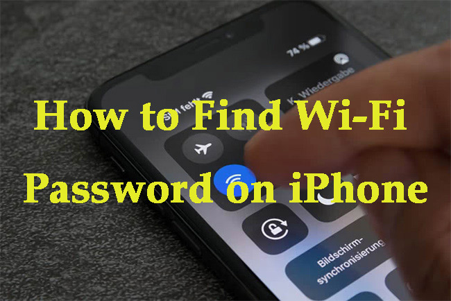 how to find wifi password on iphone