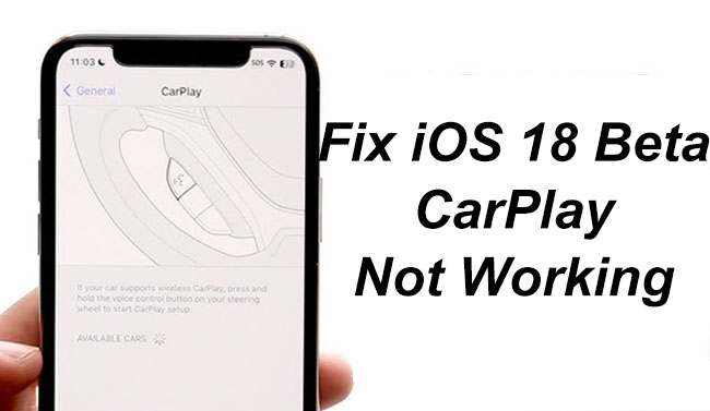 fix ios 18 carplay not working