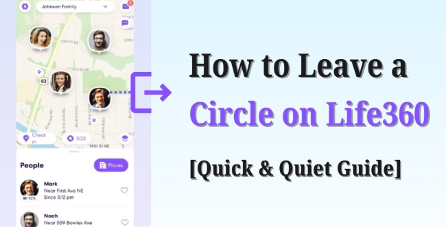 how to leave life360 circle