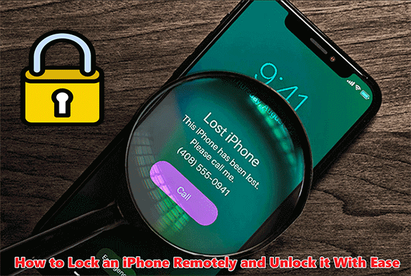 how to lock an iphone remotely