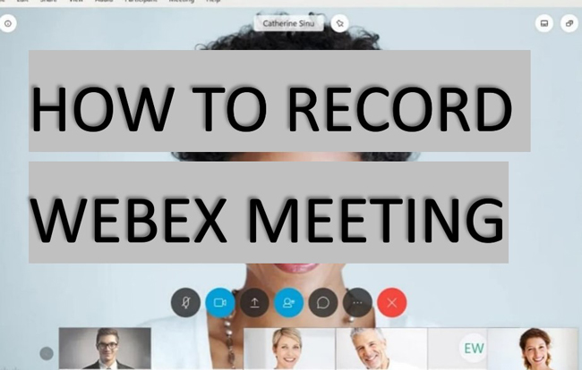 how to record webex meeting