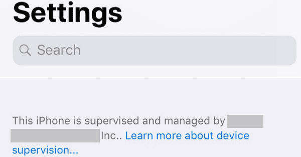how to remove iphone device supervision