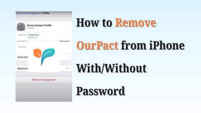 how to remove ourpact from iphone