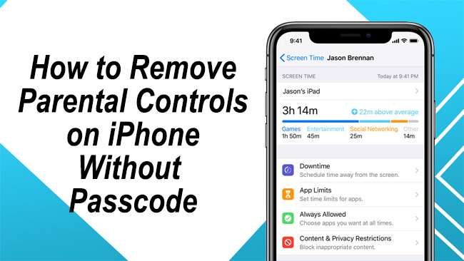 how to remove parental controls on iphone