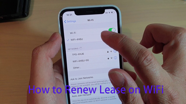 how to renew lease on wifi