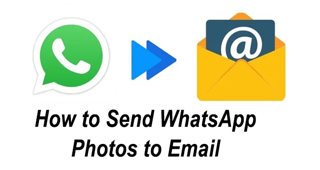 how to send whatsapp photos to emali