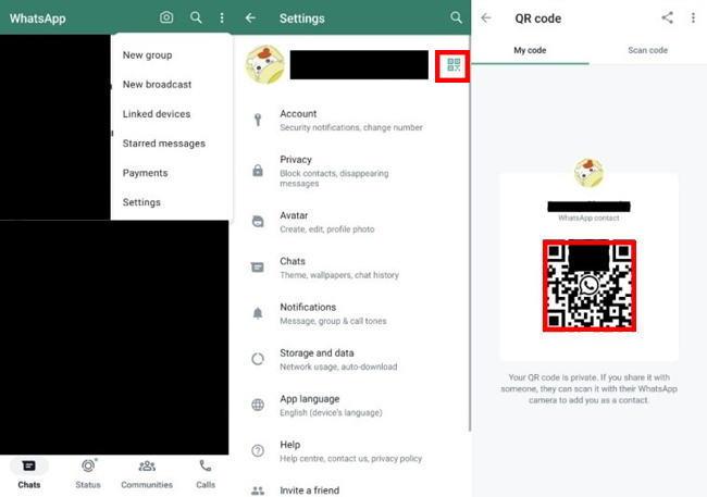 whatsapp qr code