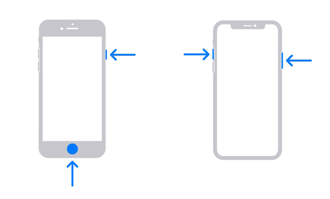 take screenshot on iphone