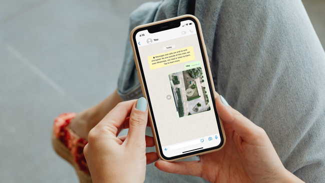 how to transfer live photo on whatsapp