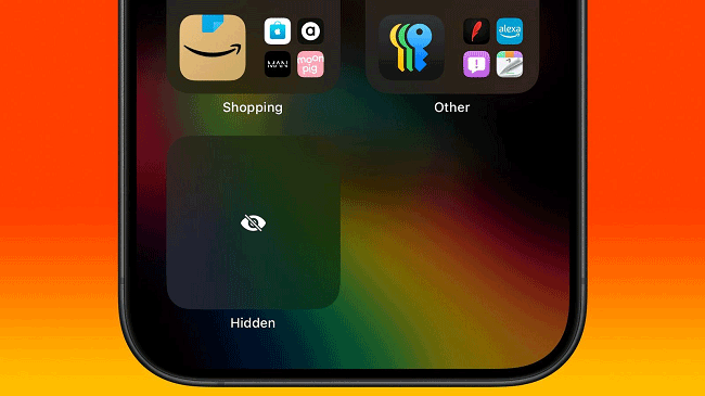 how to unlock and unhide hidden apps on iphone