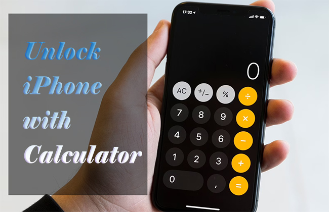 how to unlock iphone with calculator