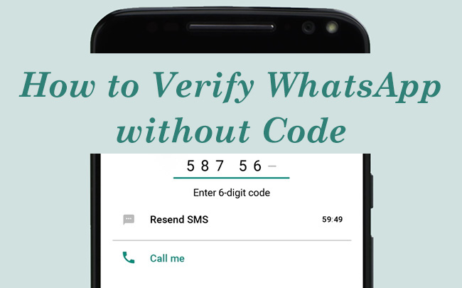 how to verify whatsapp without code