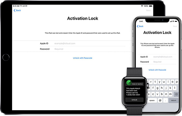 devices with avtivation lock