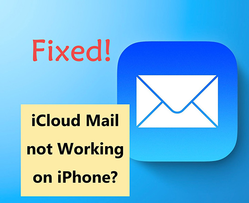icloud mail not working on iphone