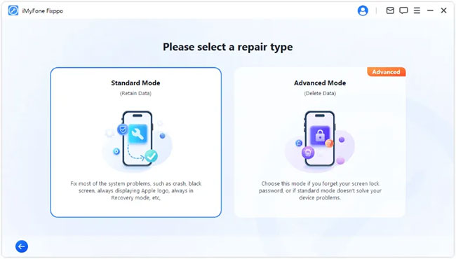 choose standard mode