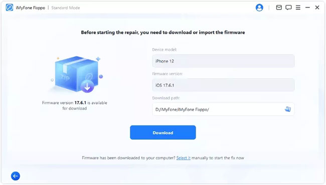 download firmware package