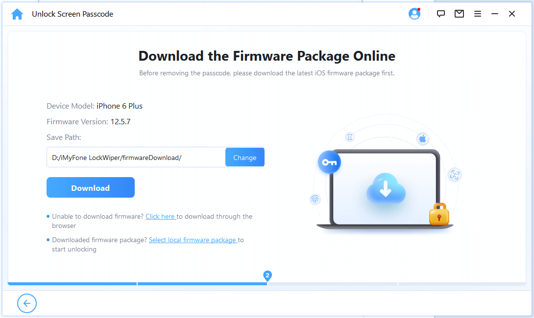 imyfone lockwiper download firmware package