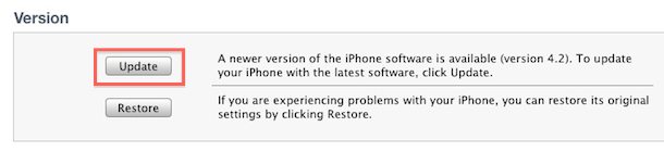 install firmware with itunes
