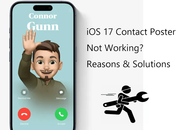 ios 17 contact poster not working