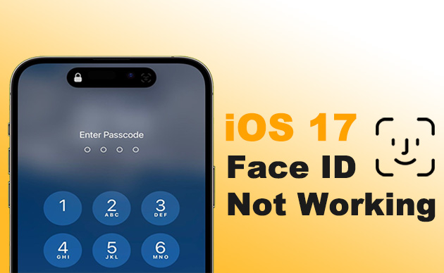 fix ios 17 face id not working