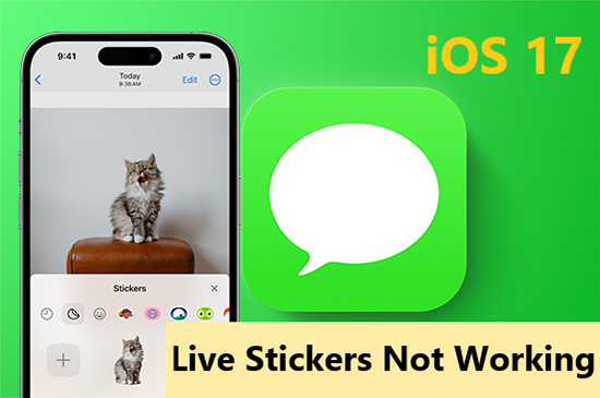 live stickers not working on ios 17