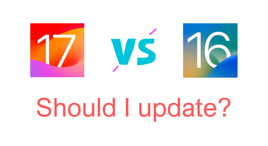 ios 17 vs ios 16