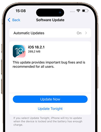 update ios software