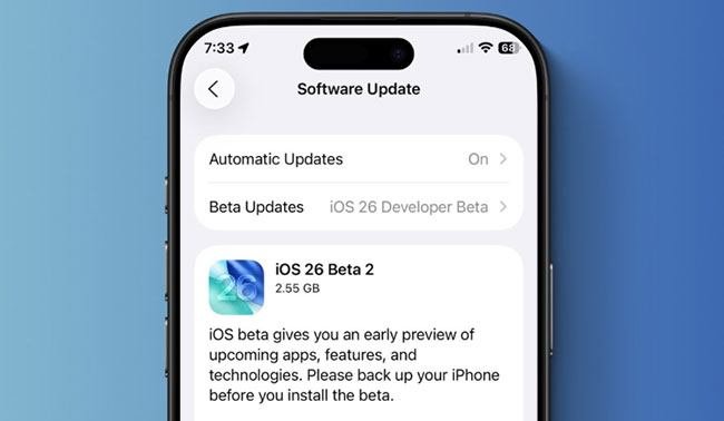 ios 26 beta 2