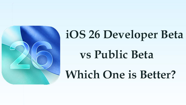 ios 26 developer beta vs public beta