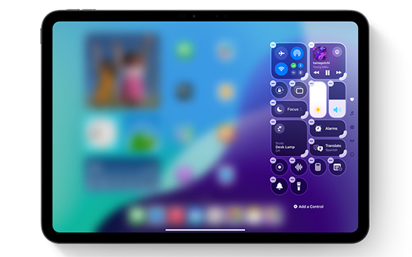 ipados 18 control center tweaks