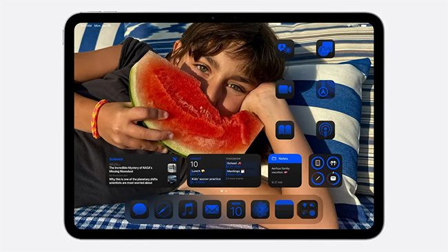 ipados 18 home screen customization
