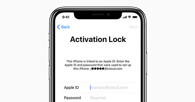 activation lock on iphone