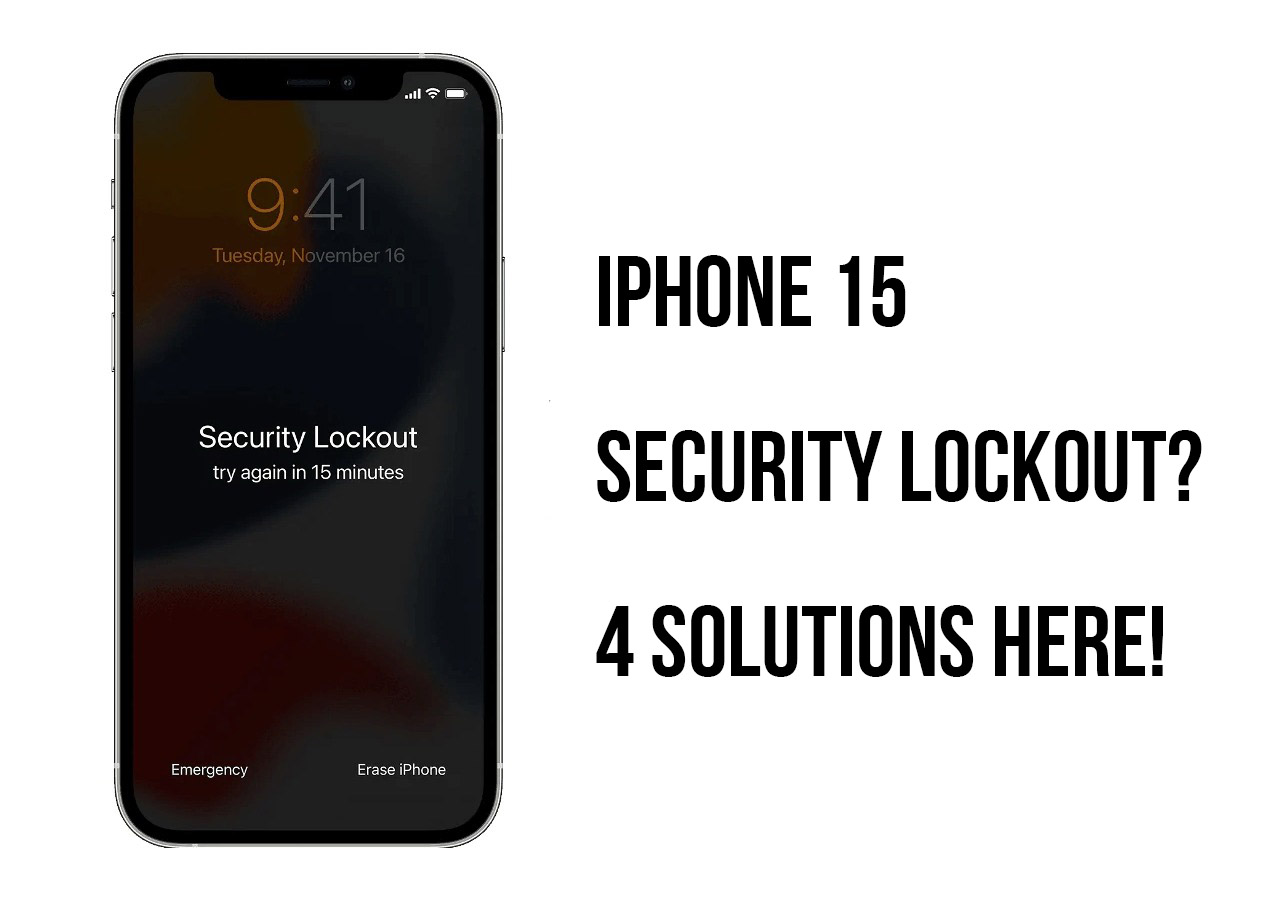 how to get out of security lockout iphone