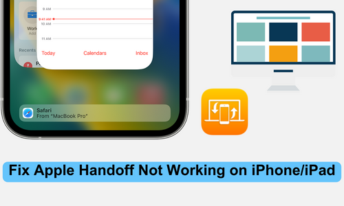 apple handoff not working on iphone or ipad