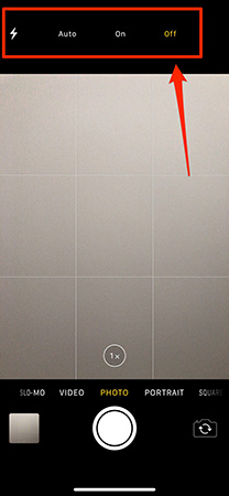 iphone camera flash
