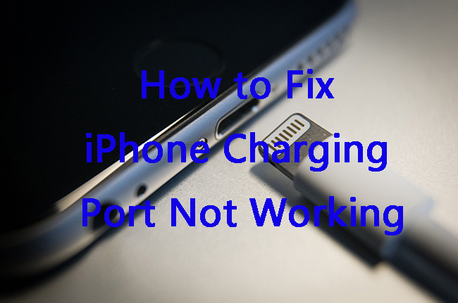 how to fix iphone charging port not working