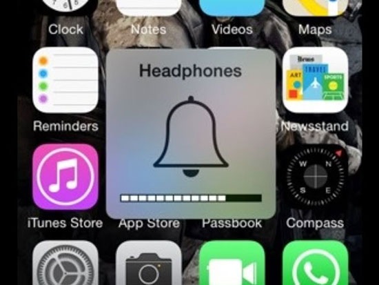 check headphone mode to fix iphone speaker logo greyed out