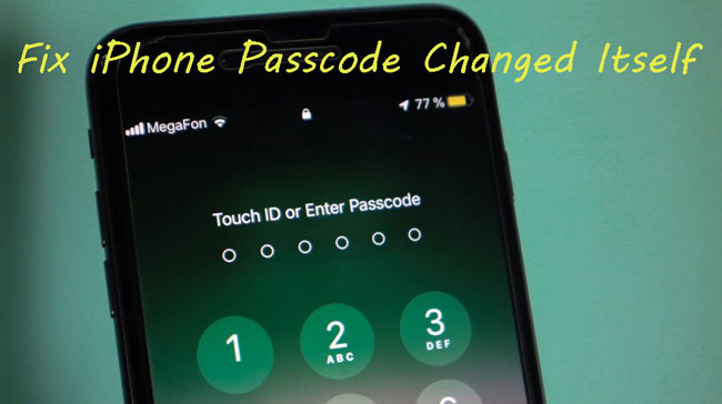 iphone passcode changed itself