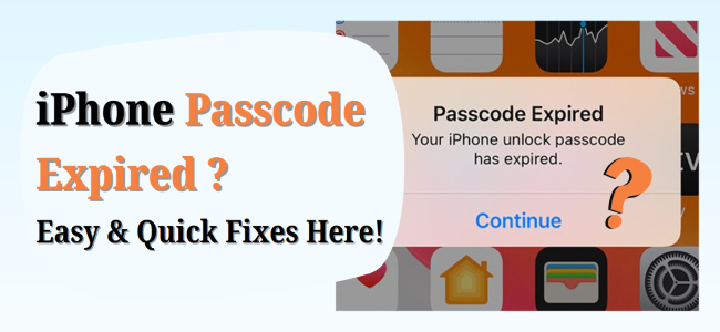 fix iphone passcode expired
