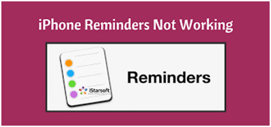 Reminders not working on iphone