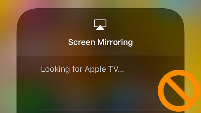 how to fix iphone screen mirroring not working